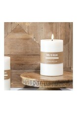 6" H. WIDE LED PILLAR CANDLE
