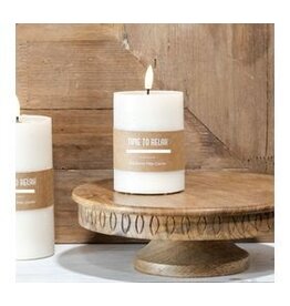 4" LED PILLAR CANDLE