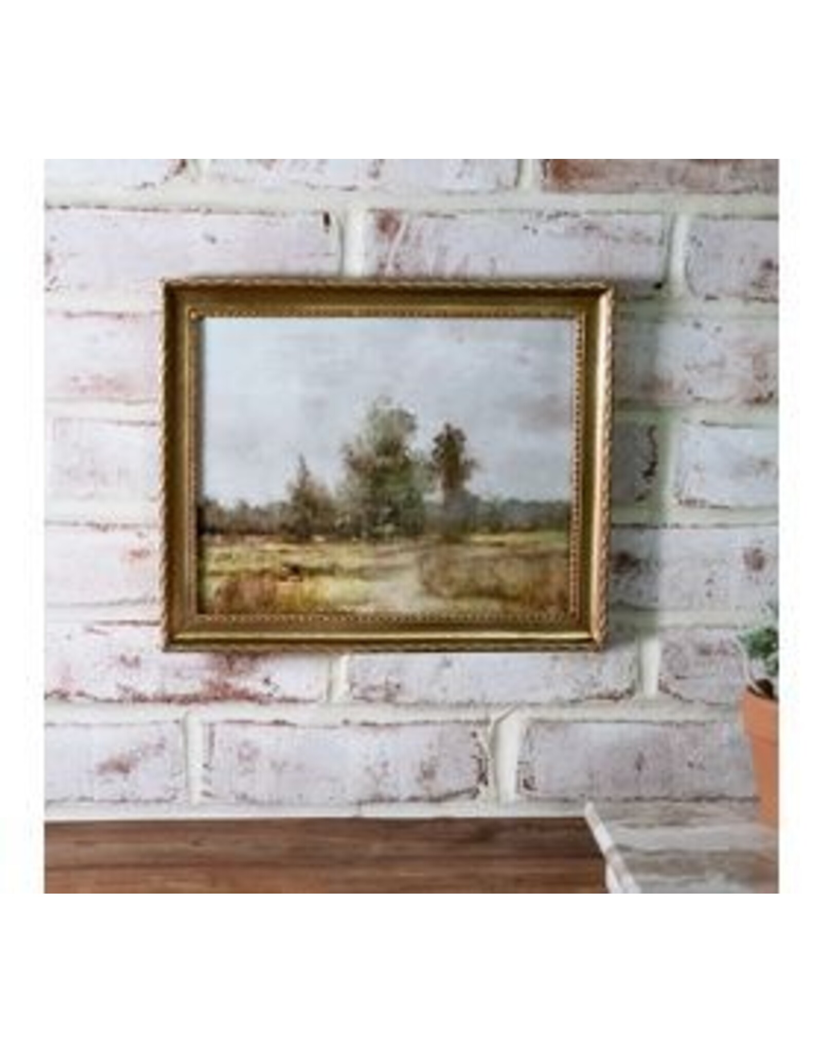 8" X 10" GOLD FRAME PRAIRIE LANDSCAPE
