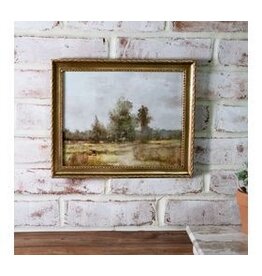 8" X 10" GOLD FRAME PRAIRIE LANDSCAPE