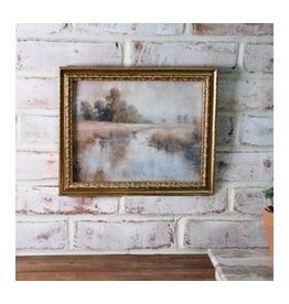 8" X 10" GOLD FRAME STREAM