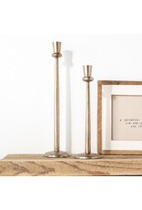 PDTA04 - ANT. BRASS CANDLE HOLDERS - Large