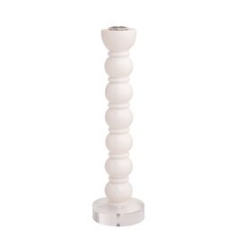 LG WHT RESIN TAPER HOLDER