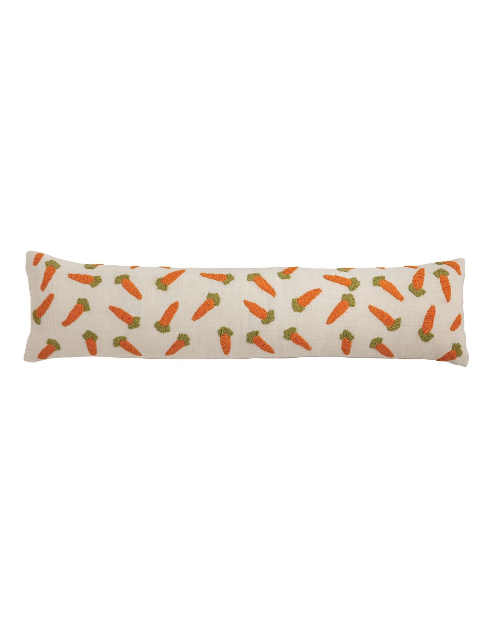CARROT LONG EMBROIDERY PILLOW