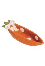ORANGE POLKA CARROT CANDY DISH