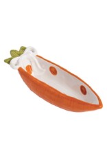WHITE POLKA CARROT CANDY DISH