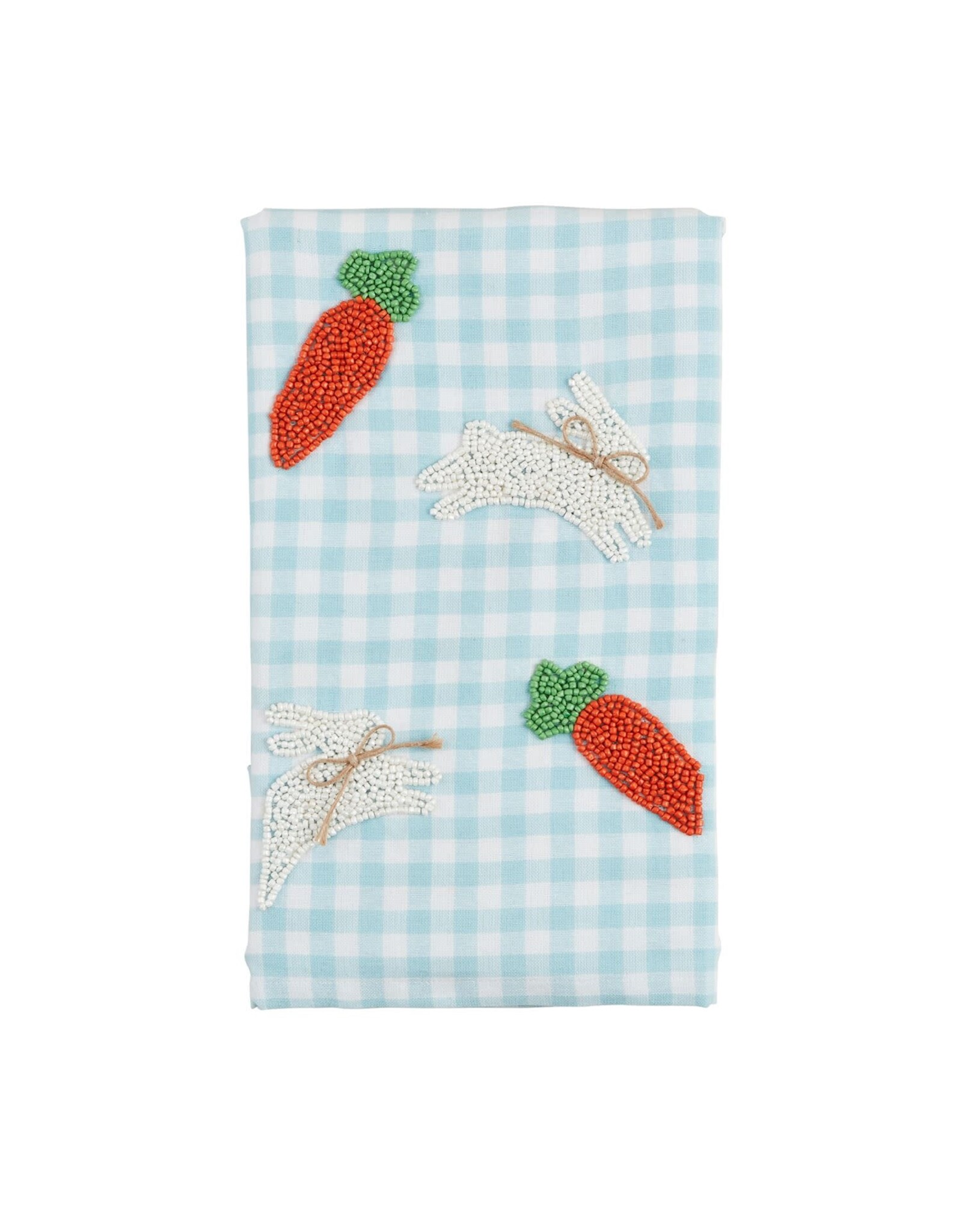 BUNNY CARROT EASTER BEAD TOWEL