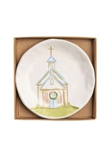 BOXED CHURCH TRINKET DISH