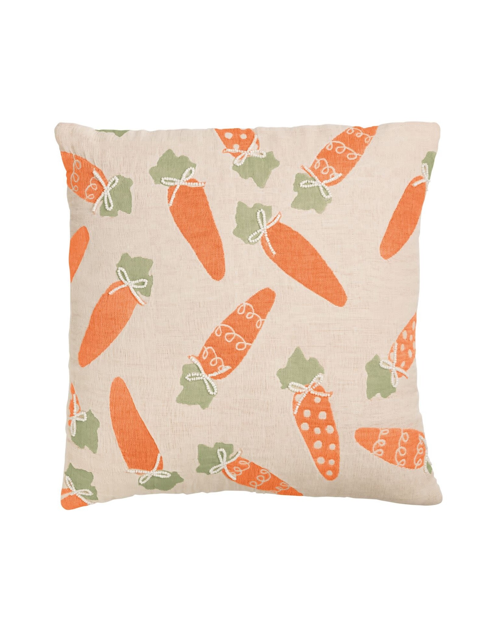 CARROT JACQUARD EASTER PILLOW