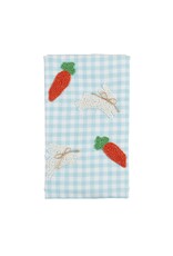 BUNNY CARROT EASTER BEAD TOWEL