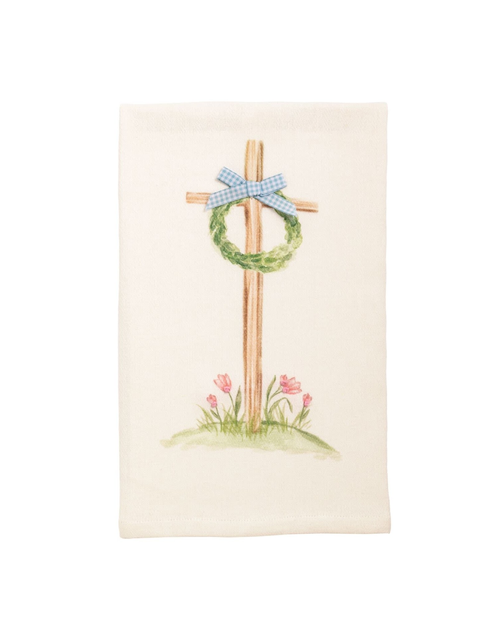 EASTER CROSS W WREATH TOWEL