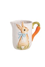 BUNNY CARROT HANDLE PITCHER
