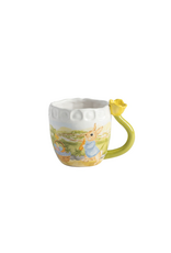 YELLOW TULIP HANDLE MUG