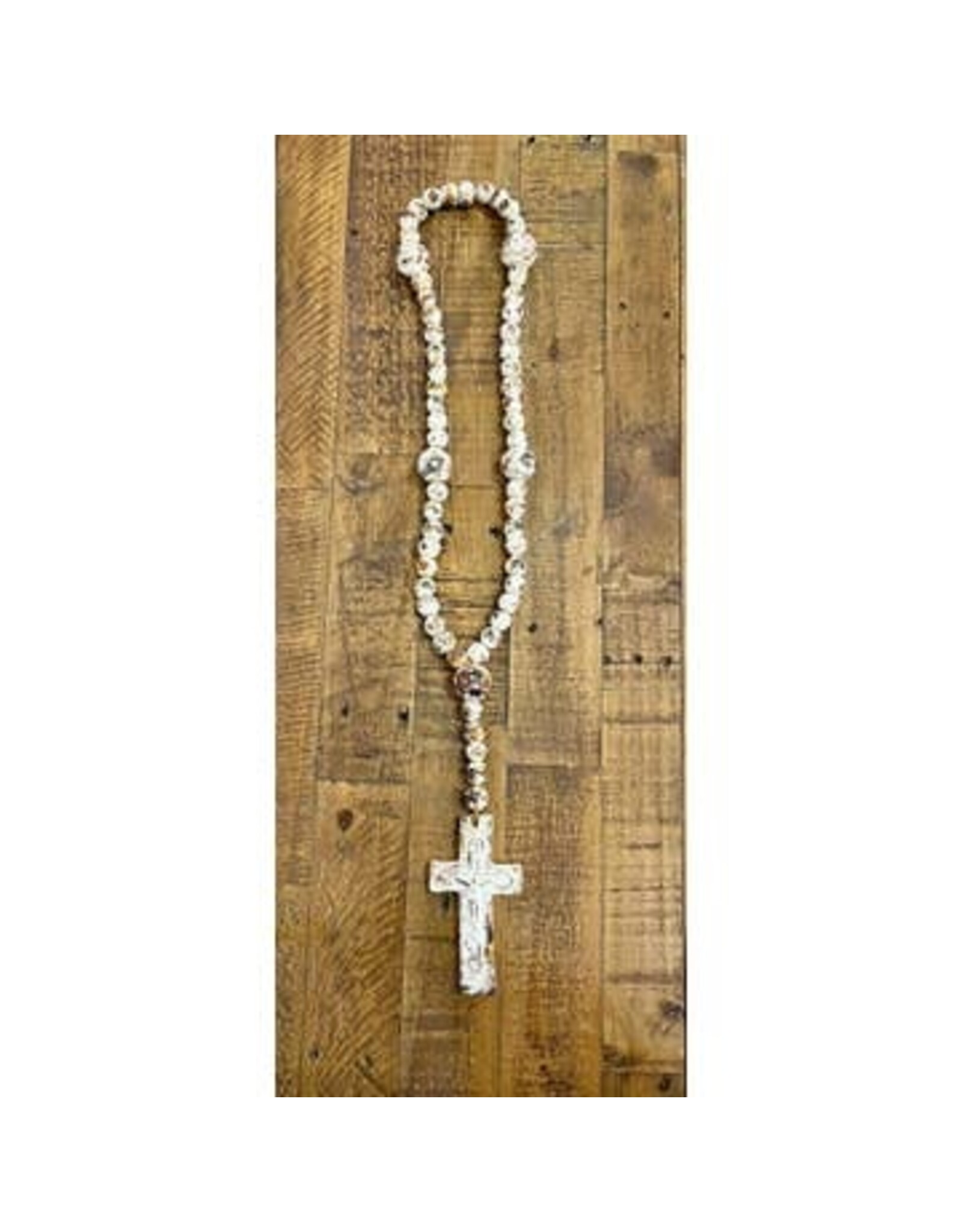 Clay Rosary, Brown - 4.1