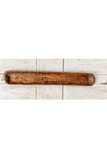 Long Bread Bowl, Candle Ready, Handmade #A - 7.5