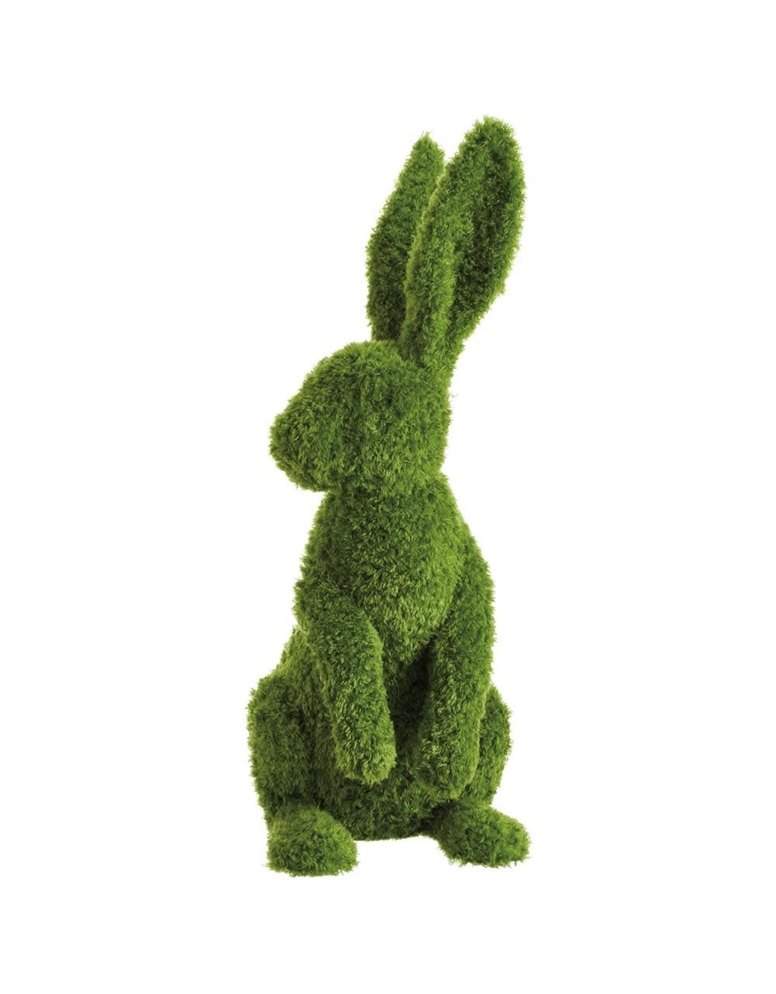 22in Moss Covered Bunny Green