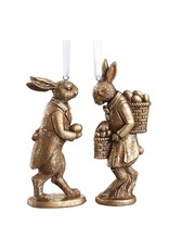4.5in Bunny Ornament (2 asst)