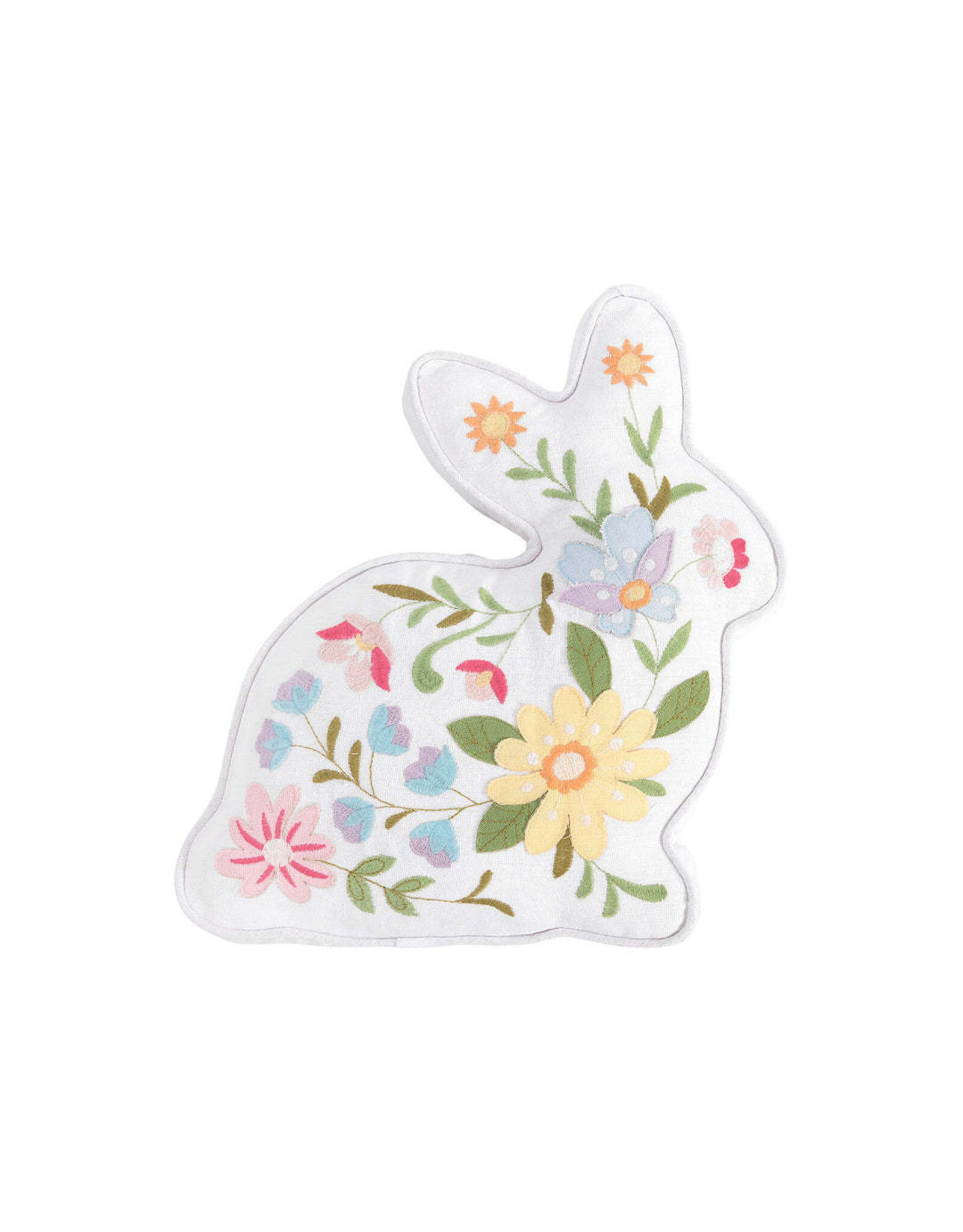 Floral Bunny Shaped Pillow
