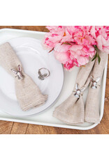 Silver Bunny Head Napkin Ring, S/4