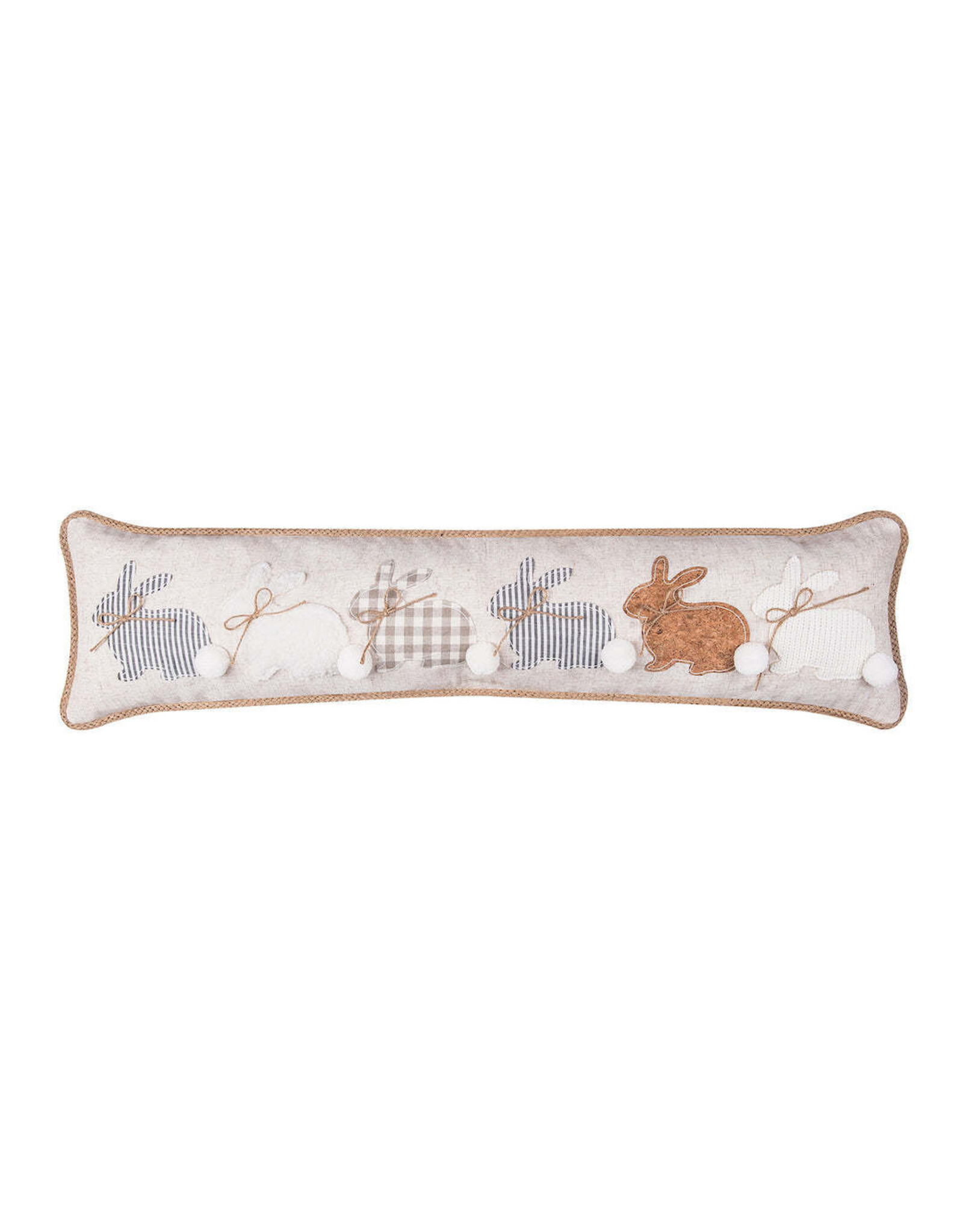 Multi Rabbit Line Up Pillow