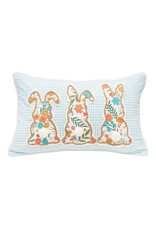 Blossom Bunny Trio Pillow