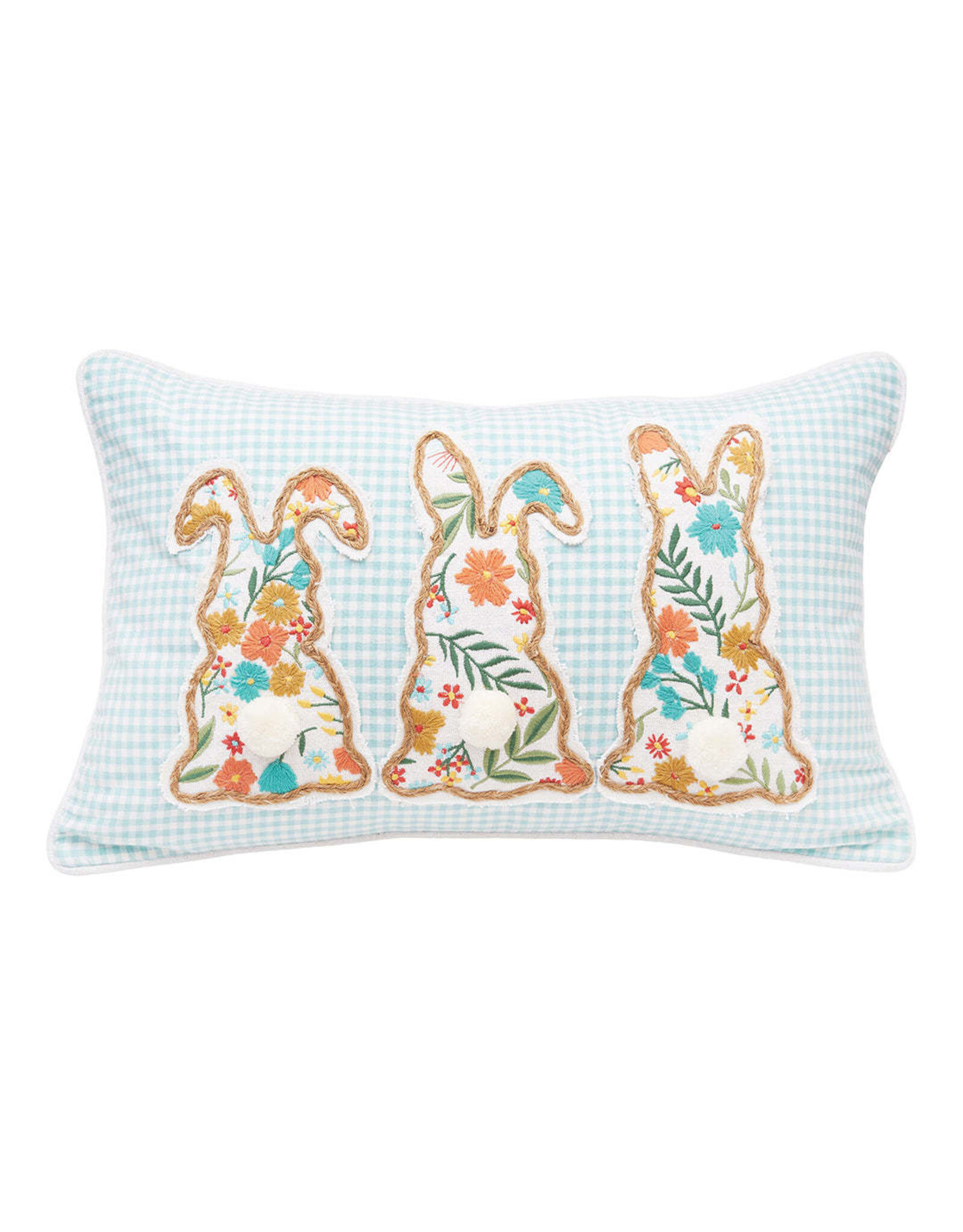 Blossom Bunny Trio Pillow