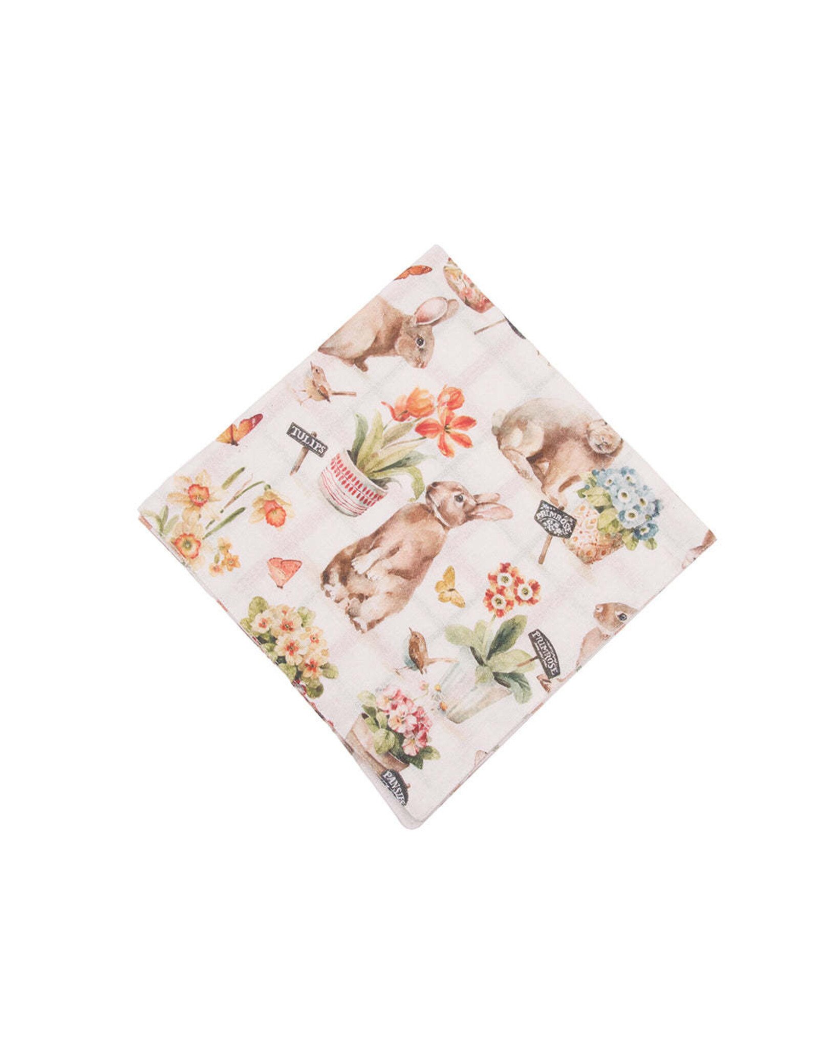 Little Garden Bunnies Napkin