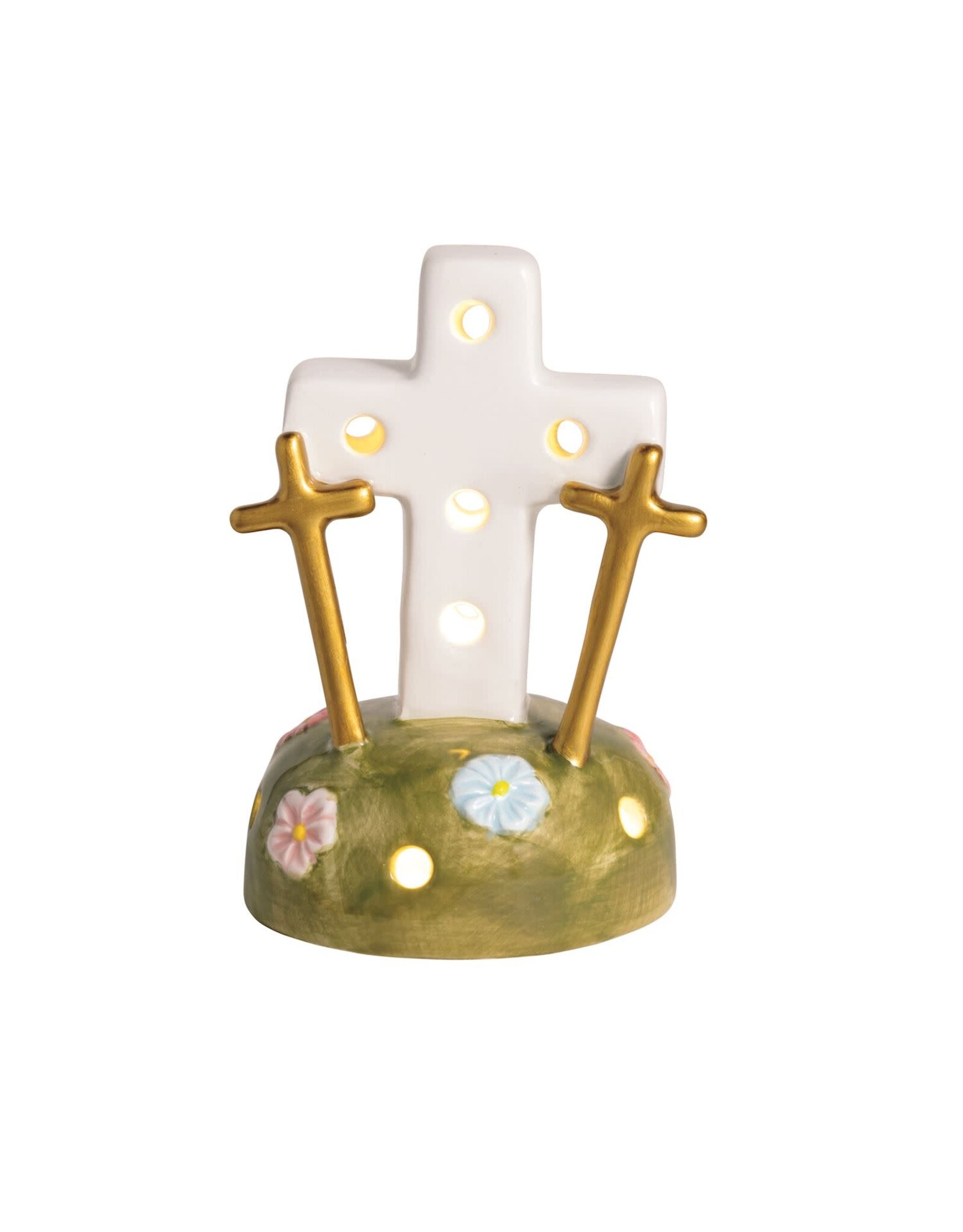 three cross led sitter