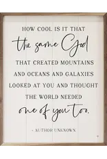 The Same God White 16x20