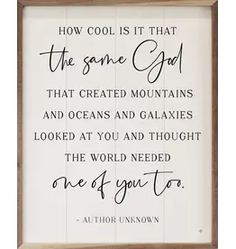 The Same God White 16x20