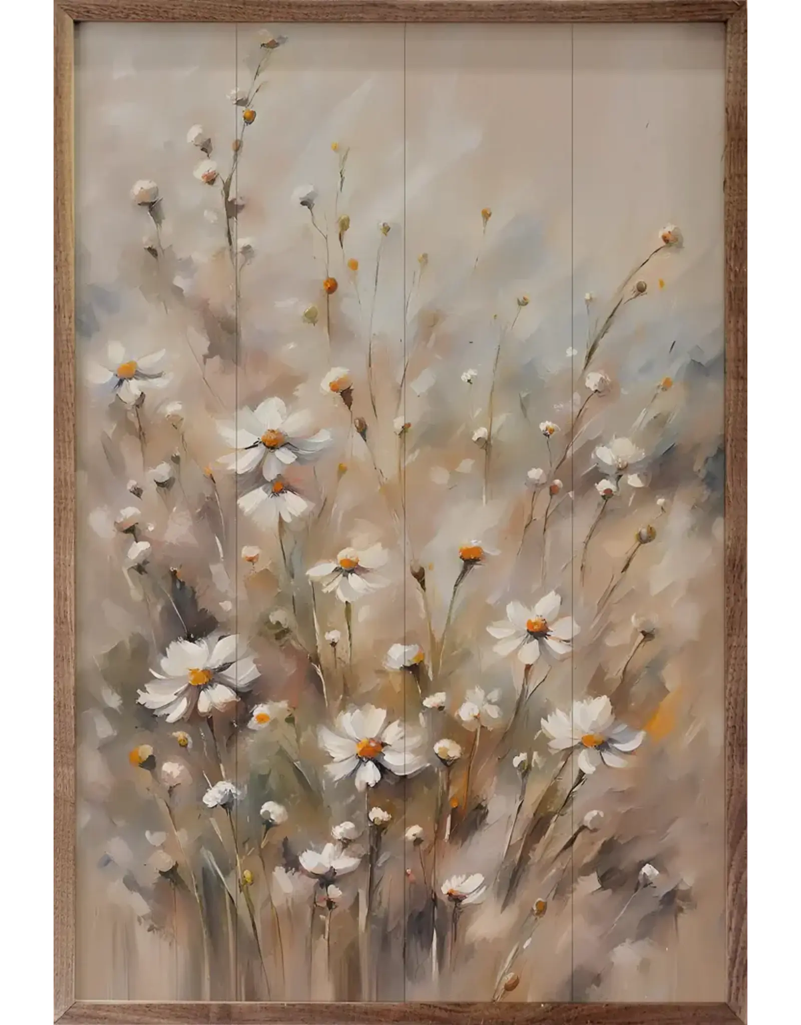 Brown And Tan Daisies 10x16
