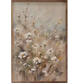 Brown And Tan Daisies 10x16