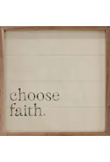 Choose Faith Antique 12x12