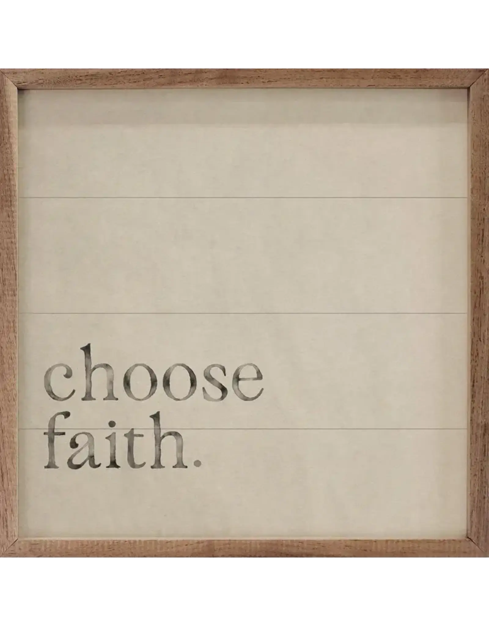 Choose Faith Antique 12x12