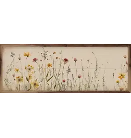Simple Field Flowers 24x8