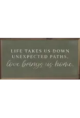 Life Takes Us Down 24x12 Green