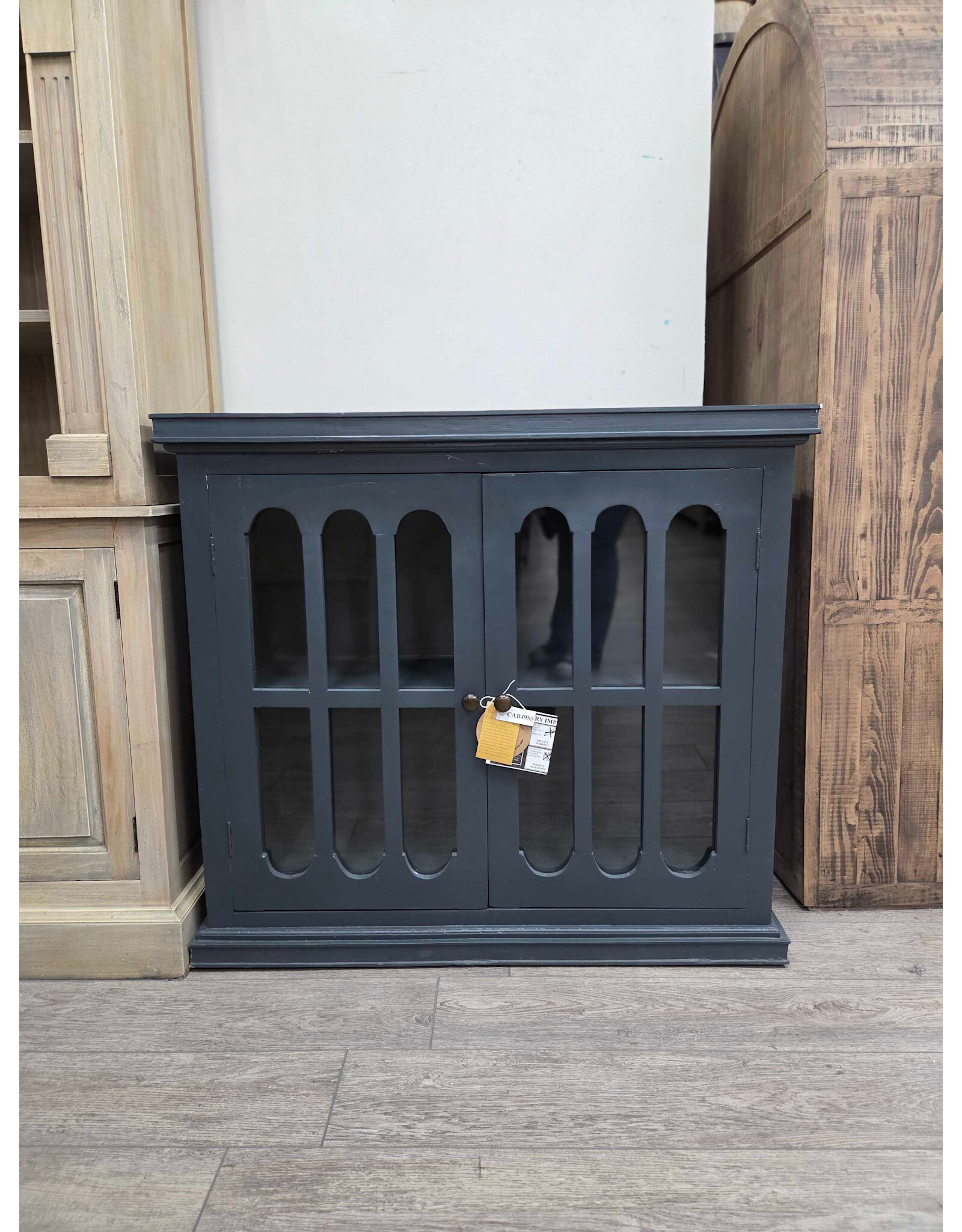 CAB495 Glazed Credenza 42.5x15x38.6"H