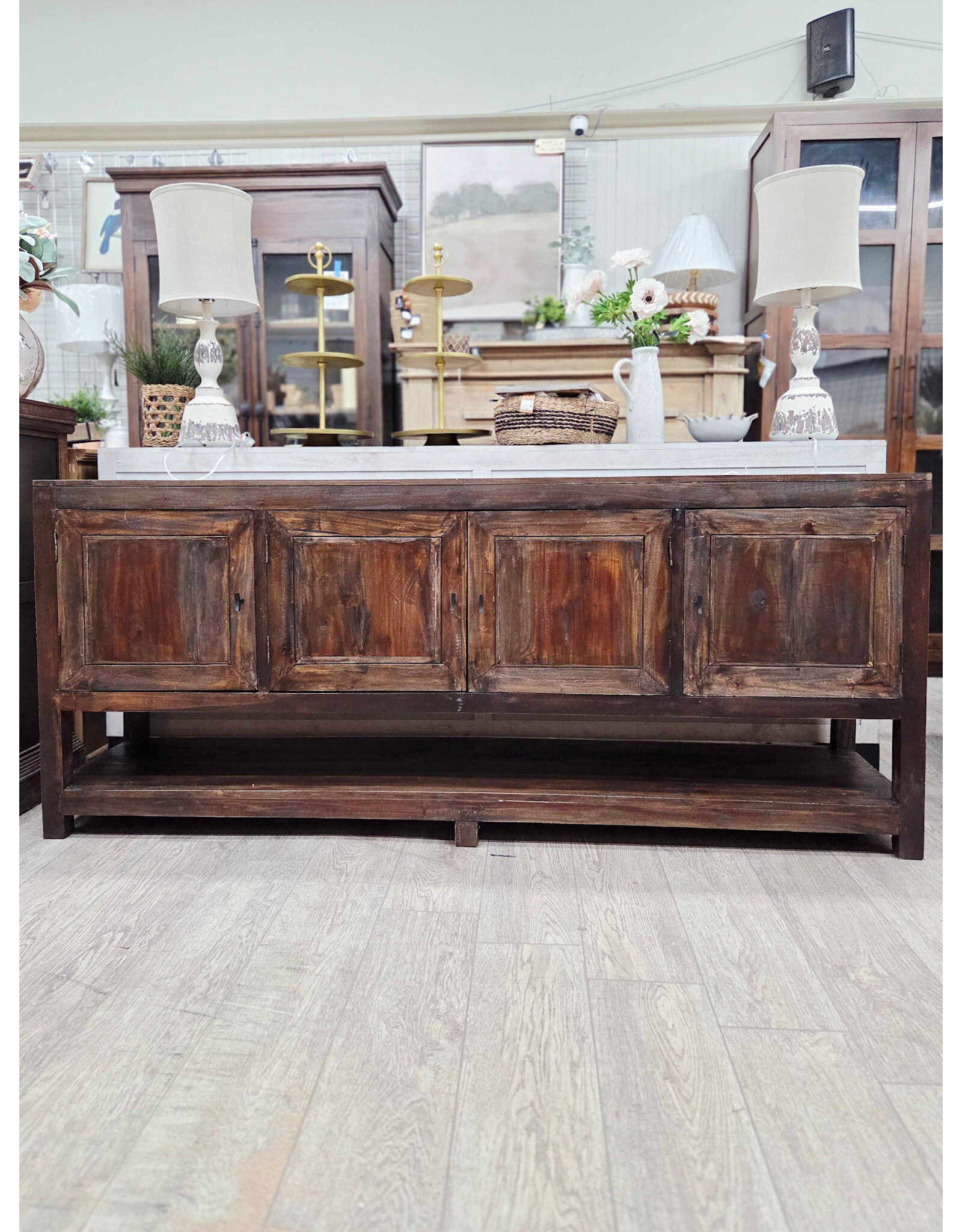 CAB383 Hyatt Sideboard 4Drs 76x18.1x32.2"H