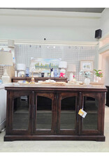 CAB349 Glazed Credenza 4GD w/Bar Handle 72x16.8x38.2"H