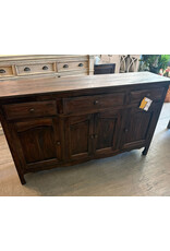 CAB233 Early American Sideboard 3Dr 3drw w/RG 65x17.7x35.8"H