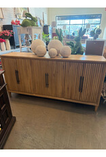 CAB657 Carolina Credenza 6Drs w/uniq moulding 77.1x18.1x38.6"H