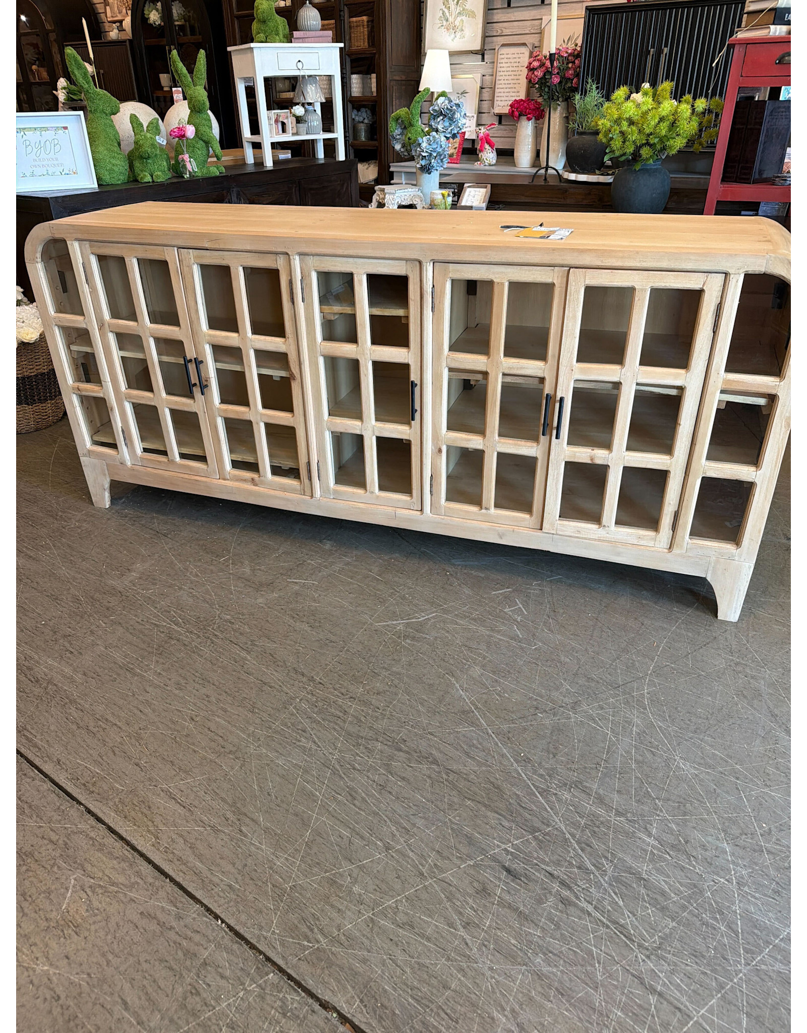 CAB676 Reynaldo Credenza 5GD 85.8x20.1x38.6"H