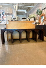 TAB387 Long Arched Sideboard 83.1x18.1x25.6"H