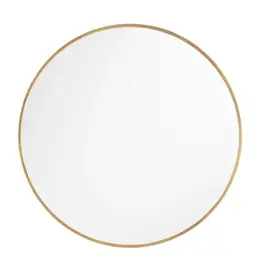 47" Round Mirror Gold