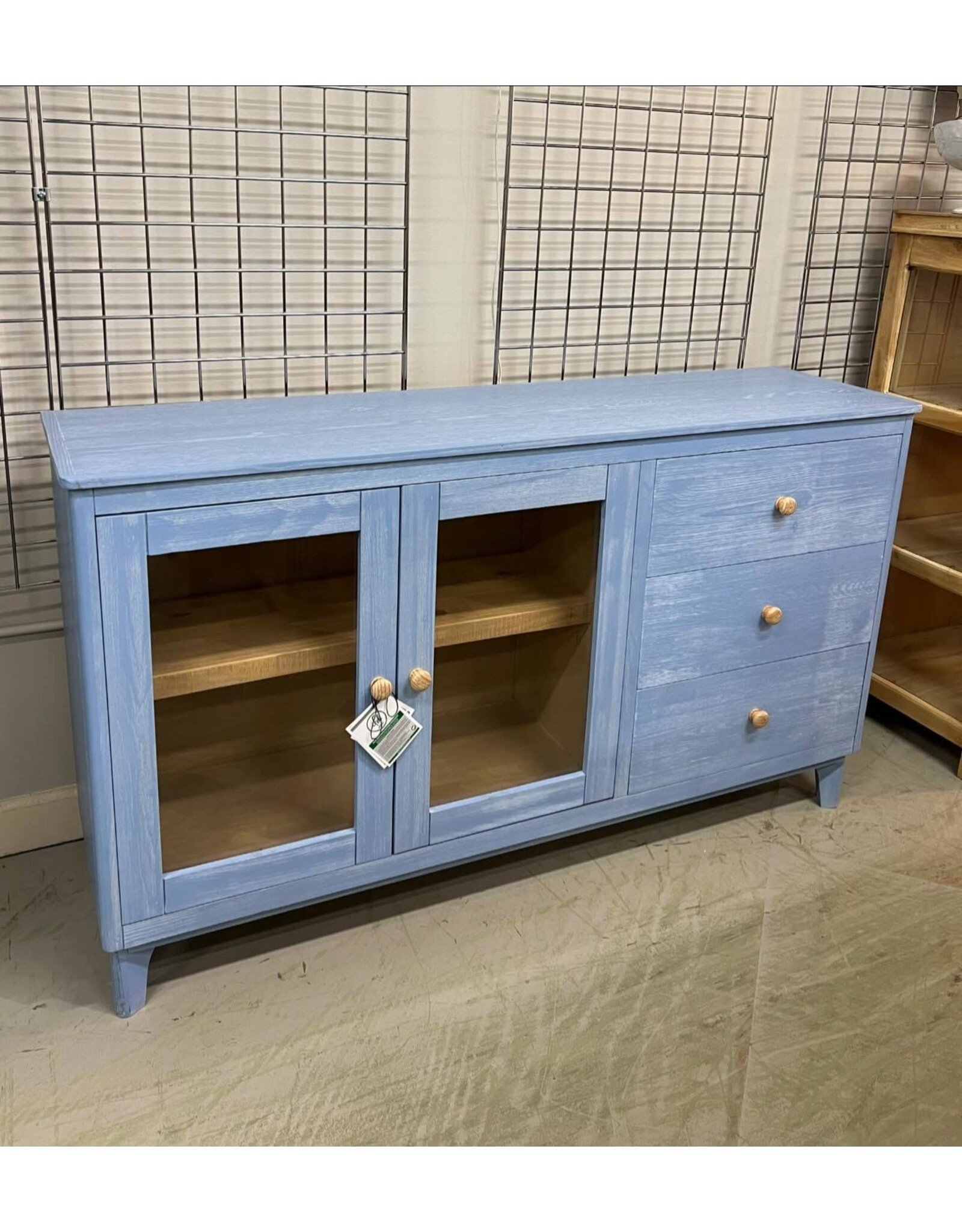 3 Drawer 2 Door Console 59-1/4 x 15-3/4 x 34-1/2