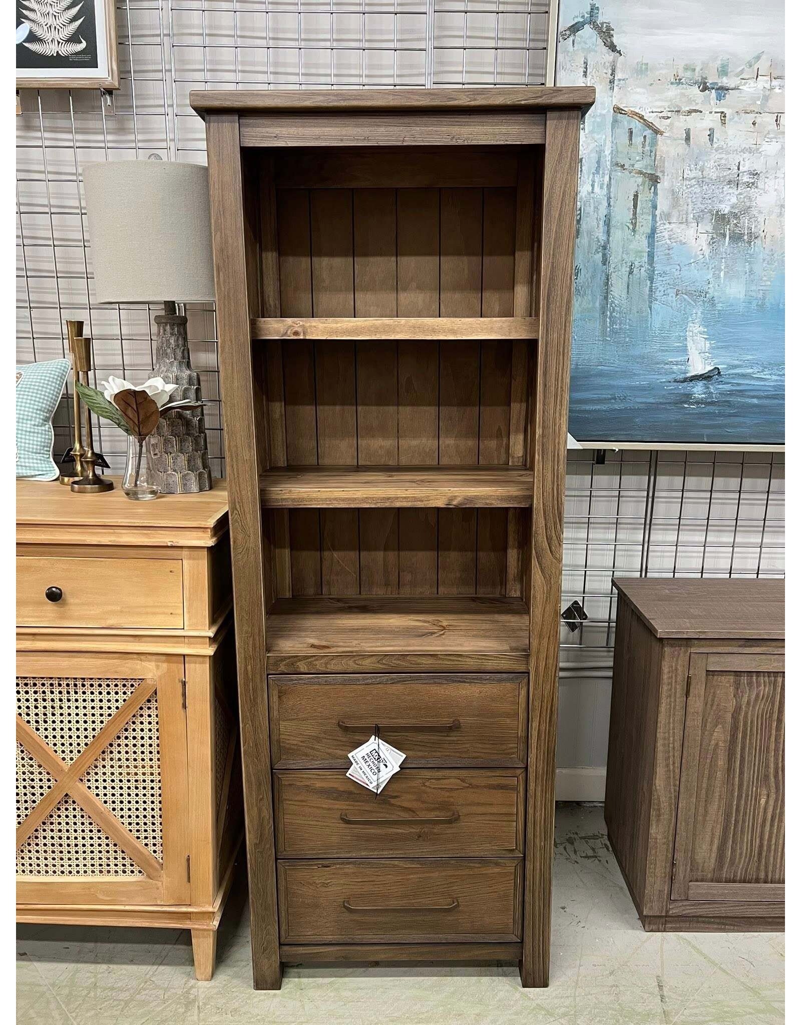 3 Drawer 3 Shelves Bookcase
