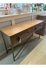 Metal Base Sofa Table 55 x 16-1/2 x 30