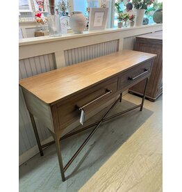 Metal Base Sofa Table 55 x 16-1/2 x 30
