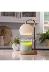 AJGSC Candle Warmer Lamp Milk Glass
