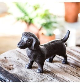 5" Brn. Dachshund Decor